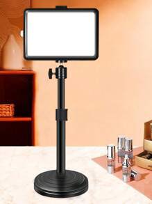 Pancoat Led Live Broadcast Photography Fill Light, Mini Desktop Light For Food Shooting, Video Recording With Beauty Function For Streamers - Black - View 3