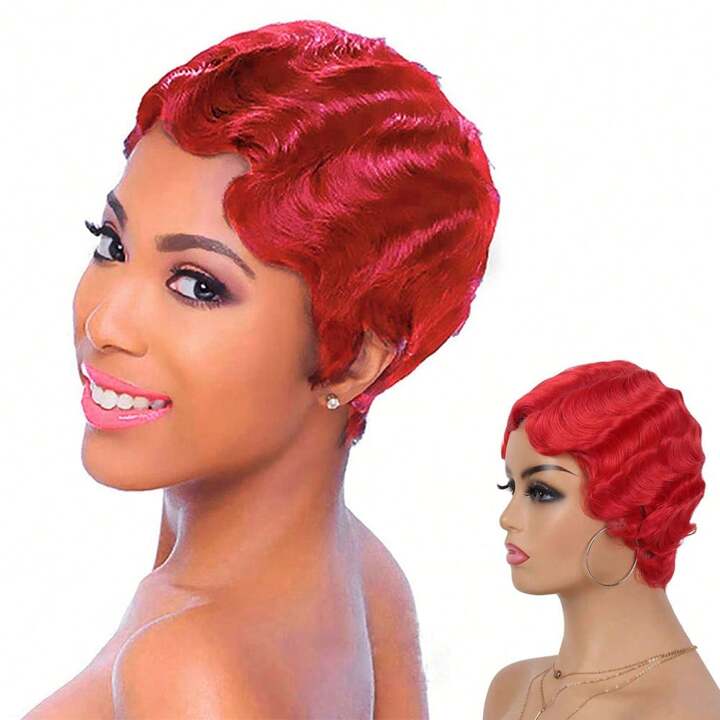 Red 1920s wig discount