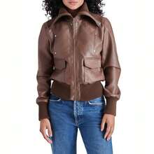 Áo khoác Caprice màu nâu sẫm - nâu sẫm - Xem 2