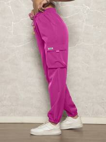 Women Pants - Màu Hoa hồng đỏ - Xem 4