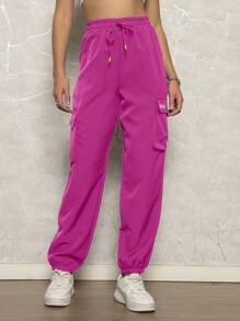 Women Pants - Màu Hoa hồng đỏ - Xem 3