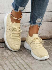 Women's New Athletic Shoes, Soft Bottom, Breathable, Fashionable, Suitable For Running And Outdoor Activities