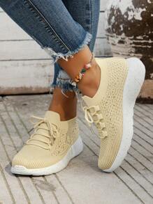 Women's New Athletic Shoes, Soft Bottom, Breathable, Fashionable, Suitable For Running And Outdoor Activities