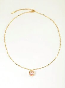 Fashion Simple Copper  Love Pendant Necklace Gift Box Gift Necessary - BOX a - View 16