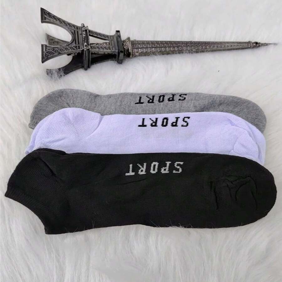 Men Invisible Socks - 黑色 - 查看 1