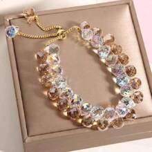 1pc & Fashionable & Minimalistic & Colorful Beaded Bracelet For Women, Suitable For Daily Wear