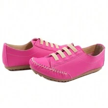 Women Casual Shoes - Màu Hồng Tươi - Xem 2