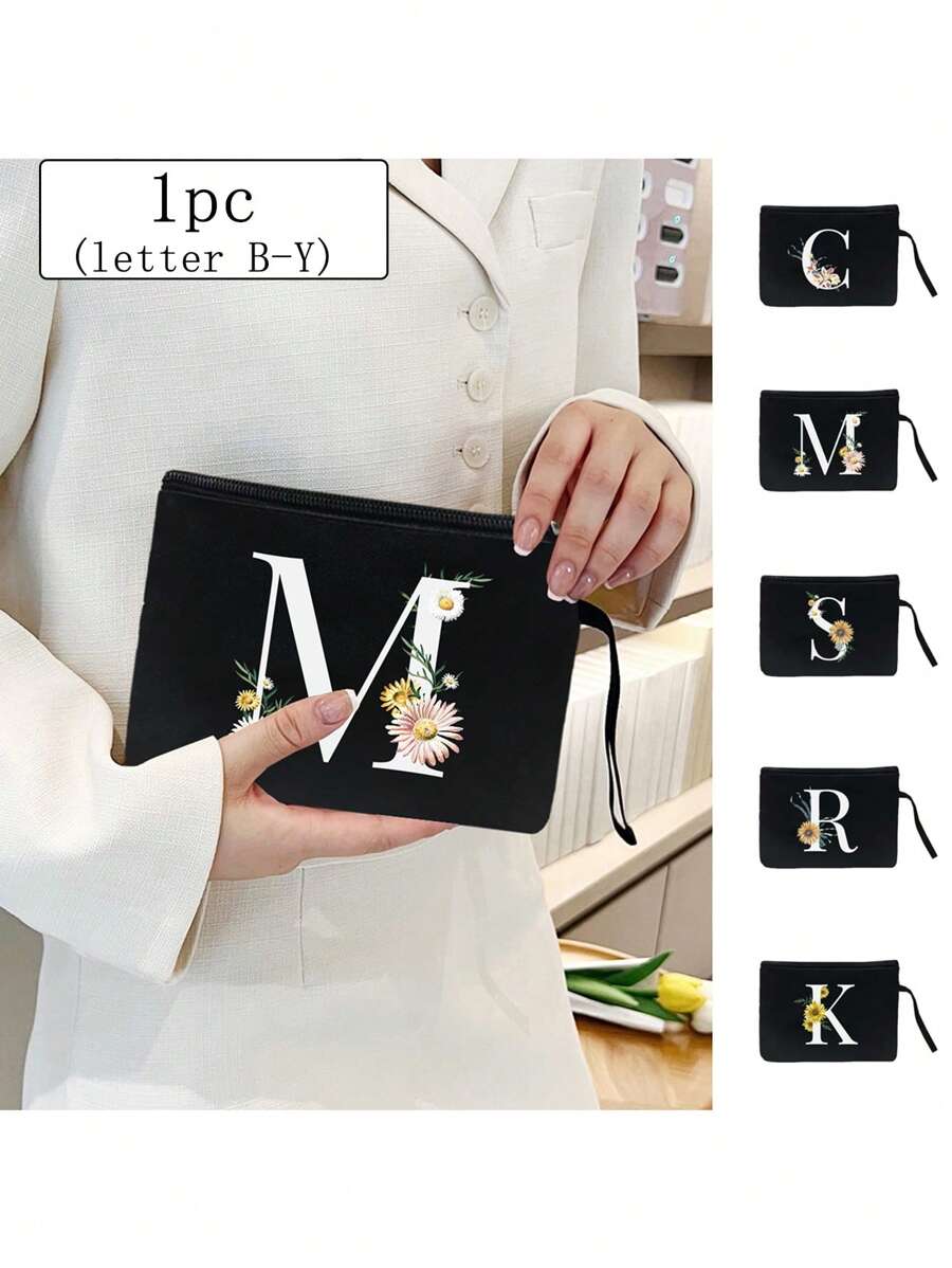 1 túi vải lanh in chữ có khóa kéo Túi đựng đồ trang điểm Quà tặng cảm ơn của giáo viên Túi đựng đồ du lịch: Lựa chọn hoàn hảo cho vẻ đẹp ngoài trời! Đây là món quà tặng cho mẹ, giáo viên, bạn bè, phù dâu và học sinh. Thích hợp sử dụng hàng ngày, sinh nhật, ngày lễ, kỳ nghỉ, bãi biển, du lịch, đi làm, kinh doanh, dã ngoại, cắm trại, siêu thị và quà tặng lưu trữ hàng ngày (Giữ dây thừng theo hướng ngẫu nhiên) cho phụ nữ, ví, ví mini, ví cầm tay, ví đựng tiền xu - màu đen - Xem 1