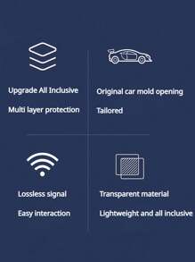 1pc Black Tpu Car Key Cover, Personalized And Simple Key Drop Protection Cover, Suitable For Nissan Xuan Yi Car Model - Black - View 9