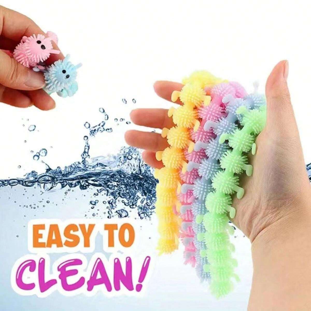 GlowInTheDark Caterpillar Fidget Toys, Anxiety Relief And Sensory