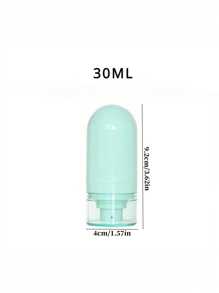 1入組30毫升可裝潰泡式充填泵式乳液瓶,真空式乳液瓶,可充填擠壓式泵式瓶,空的化妝品樣品分配器容器,臉部乳霜無空氣瓶,便於攜帶,適用於乳霜和化妝品容器,旅行配件 - 綠色 - 查看 4