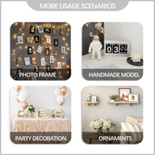 126/252 Pcs Clear Museum Gel Poster Sticky Tack Removable Glue Dots Double Sided Sticky Dots No Trace Adhesive Dots Sticky Putty Glue Dots For Crafts Balloons Festival Party Decorations,0.39" Back To School