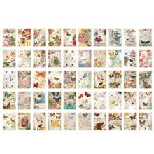 1入組拼貼裝飾材料手帳,適用於復古藝術式子彈日誌裝飾 - 彩色 - 查看 1