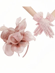 3Pcs Sets Fascinators Hats And Lace Gloves Set For Women Fancy Tea Party Hats 2024 Elegant 1950s Kentucky Derby Hats Feather Hair Clip For Bride Wedding Party Birdcage Veil Headband 1920s Headpiece For Horse Race Vintage Bridgerton Fedora Beret Hats 50s Outfit Hats Black Veil For Funeral 1940s Dresses Victorian Hat Pillbox Hats Accessories For Women Girl Birthday Mother's Day Halloween Gift Valentine's Day