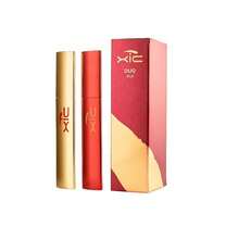 Tratamiento en Suero para Crecimiento de Pestañas y Cejas más Mascara de Pestañas Waterproof que Contiene Microfibras para Pestañas 4D, más Largas y Voluminosas. XiC Duo Silk - Dorado - Ver 1