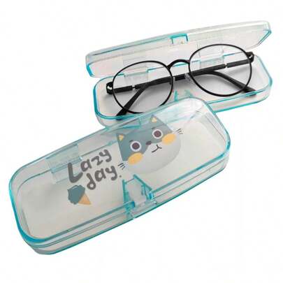 Estuche Lentes Acrilico Transparente Viaje Proteccion Funda Viaje Gafas Optica Ligeros Kawaii