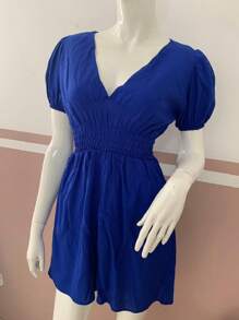 Women Bodysuits - 寶藍色 - 查看 3