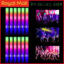10PCS LED Flashing Glow Stick Wands  Batons Light Up Foam Sticks - Multicolor - View 1