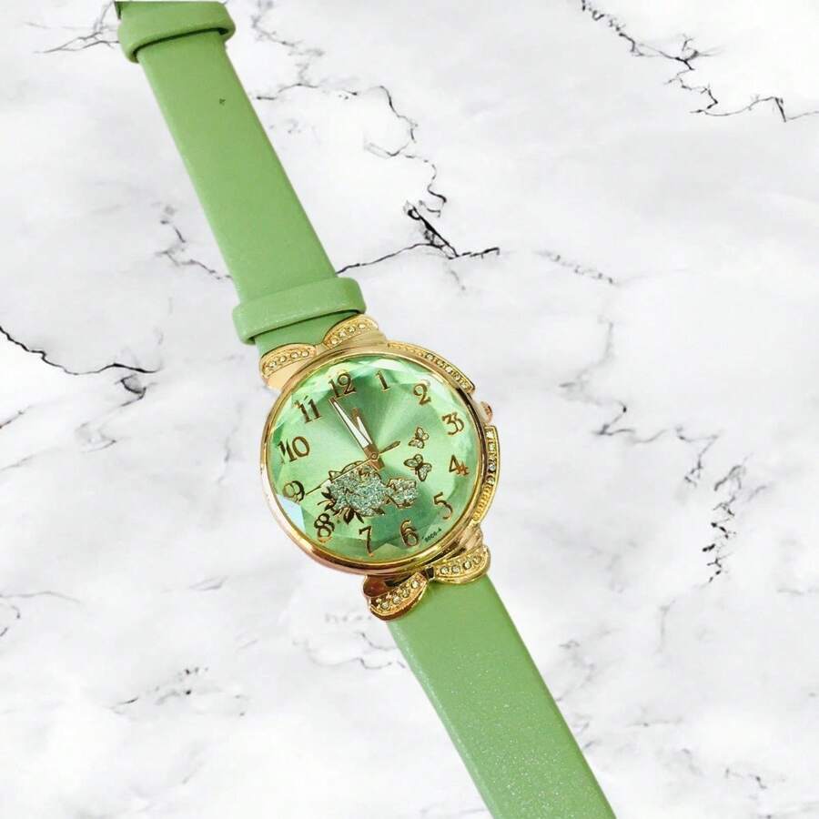 Quartz Watches For Women - Green - View 1