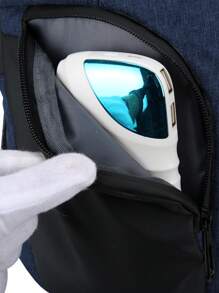 Zaino da uomo impermeabile, zainetto per la scuola, borsa per libri, zaino con porta USB, zaino da viaggio, borsa da viaggio, zaino per computer portatile, zaino casual, grande capacità, extra large, per viaggi, vacanze, lavoro, ufficio, Halloween, Natale, Ringraziamento, borsa da campeggio, viaggio, palestra, sportiva, ritorno a scuola, computer portatile, vita sportiva, estate, primavera, week-end, viaggi essenziali, borsa da spiaggia - Blu - Visualizzare 7