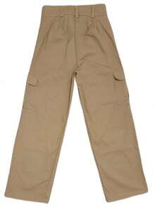 Jeans cargo con bolsillo - Camel - Ver 5