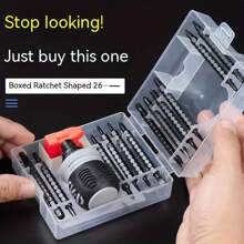 Cái vặn vít Sự phối hợp Bộ , Nhỏ bé , Heads , Hand account , Tiết kiệm nhân công Cái vặn vít Bộ - màu đen - Xem 1