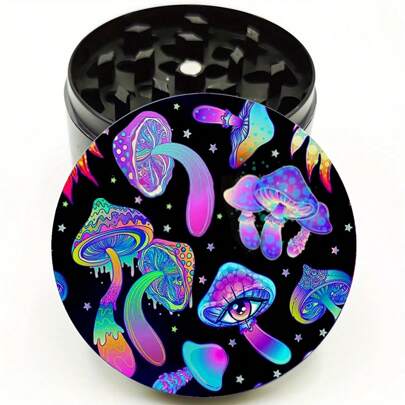 50mm/63mm Zinc Alloy Manual Metal Grinder With Filter Screen And Scoop