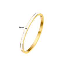 1pc Fashionable & Luxurious Stainless Steel Geometric Design Oil Drop Shaped Bracelet For Women, Daily Wear