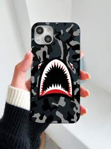 Ốp lưng điện thoại hình mặt cá mập tương thích với iPhone 11/12/13/14/15/15pro/15 Plus/15 Promax/7plus/8plus/X/Xs Max/Xr/11pro/12pro/13pro/14pro/12mini/13mini/11promax/12promax/13promax/14promax/14plus/6/6s/6plus/7/8/Se & Tương thích với Samsung Galaxy A54/A14/A32/A24/A52S/S20/S21/S22/S23/S24/S23Plus/S23ultra - Nhiều màu - Xem 3