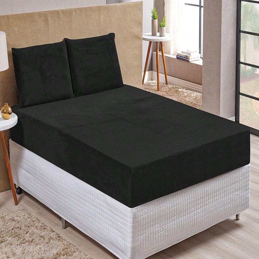 Sheet Sets With Pillowcases - 黑色 - 查看 1