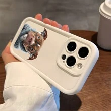 1款創意有趣的印花手機殼，防震防摔TPU保護殼，適用於iPhone 14/13/12/11/Pro/Max/7plus/8plus/X /Xr /Xs Max/14plus - 彩色 - 查看 4