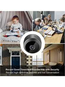 JIAWANG Cámara de seguridad   resolución de 2MP visión nocturna Mini Cámara A9 - Negro - Ver 6