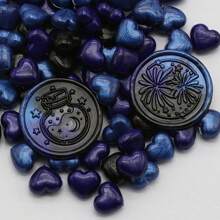 100入/粒心形封蠟珠,燃燒漆封印蠟珠,diy封條信封婚禮邀請補品