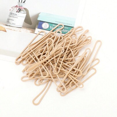 50/100/200pcs High Thermostability Rubber Bands Elastic Stretchy Rubber Bands For Laboratory Office Supplies Back To School