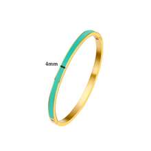 1pc Fashionable & Luxurious Stainless Steel Geometric Design Oil Drop Shaped Bracelet For Women, Daily Wear