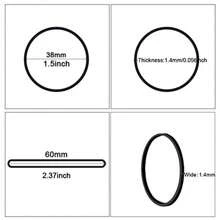 100/300/500pcs Black Rubber Band For Office Supply School Home Elastic Band 38mm Rubber Bands Back To School