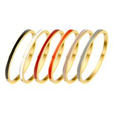 1pc Fashionable & Luxurious Stainless Steel Geometric Design Oil Drop Shaped Bracelet For Women, Daily Wear