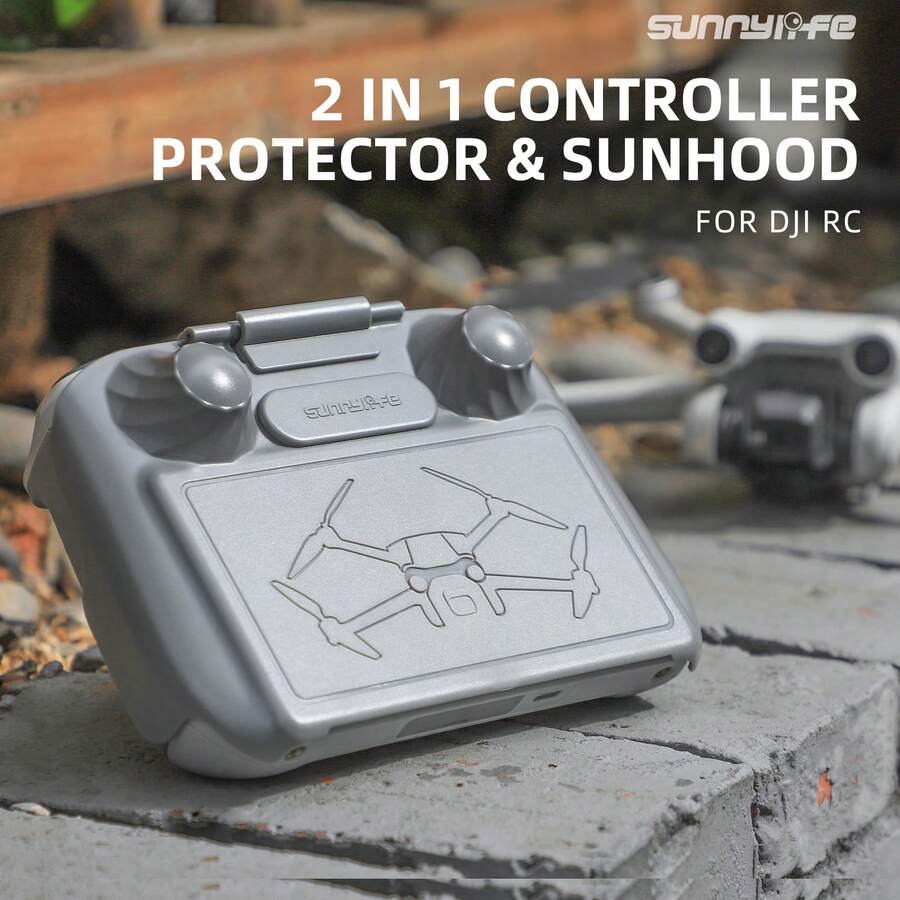 For DJI RC Remote Controller Sun Hood And Remote Cover Multifunctional Two-In-One For DJI MINI 3 PRO Foldable Controller Hood