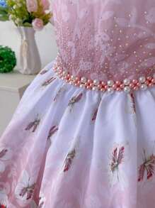 Young Girls Dresses - 摩卡棕 - 查看 6