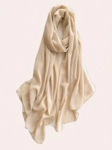 Khăn choàng thời trang bằng vải voan mỏng dành cho nữ, khăn choàng, khăn tắm biển, khăn trùm đầu chống nắng, thích hợp sử dụng hàng ngày Bandana, dây buộc tóc, dây buộc đầu lý tưởng để tô điểm cho vẻ ngoài của bạn vào dịp Giáng sinh, mùa đông, mùa thu - Nhiều màu - Xem 6