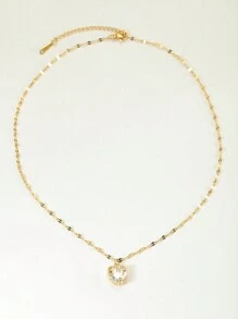 Fashion Simple Copper  Love Pendant Necklace Gift Box Gift Necessary - BOX a - View 11