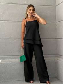 Women Two-Piece Outfits - Negro - Ver 2