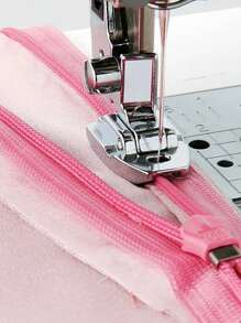 1pc Invisible Concealed Zipper Presser Feet Replacement For Brother Singer Janome Sewing Machine Parts Sewing Accessories,Sewing Machine Accessories - Silver - View 4