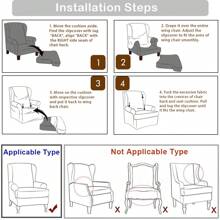 Sofa Covers - Navy Blue - View 7