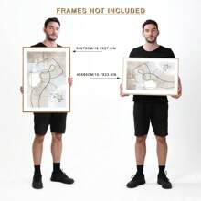 3pcs Abstract Line Art Decor Painting Set, Minimalist Style Wall Art Decoration, Suitable For Dining Room, Hotel, Bedroom, Living Room, Kitchen, Dressing Room & Closet Gifts Birthday Graduation