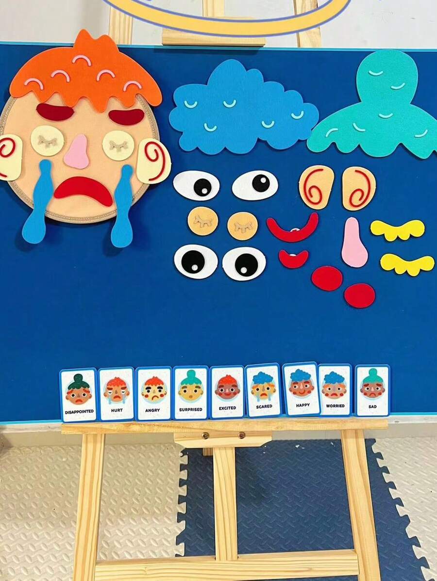 Craftstory 83 Pcs Social Emotional Learning Activities For Kids-2 Faces ...