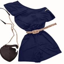 Women Jumpsuits - Màu xanh hải quân - Xem 3