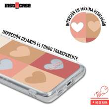 INSTACASE Funda Compatible con Xiáomi  Corazón Beige Protector para Xiáomi  San Valentín, Case para Xiáomi  Corazón Beige , Carcasa para Xiáomi  Para Mujer, a Prueba De Golpes TPU. - Transparente - Ver 2