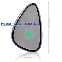 1 件可重複使用的女士腿部水晶橡皮擦 - 神奇無痛除毛器,無需剃須皮膚去角質工具,可水洗納米脫毛,平滑肌膚效果禮品 脫毛,平滑肌膚效果禮品 - 紫色 - 查看 4