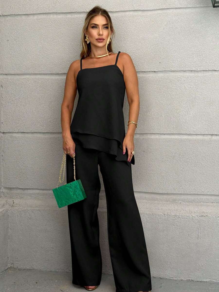 Women Two-Piece Outfits - Negro - Ver 1